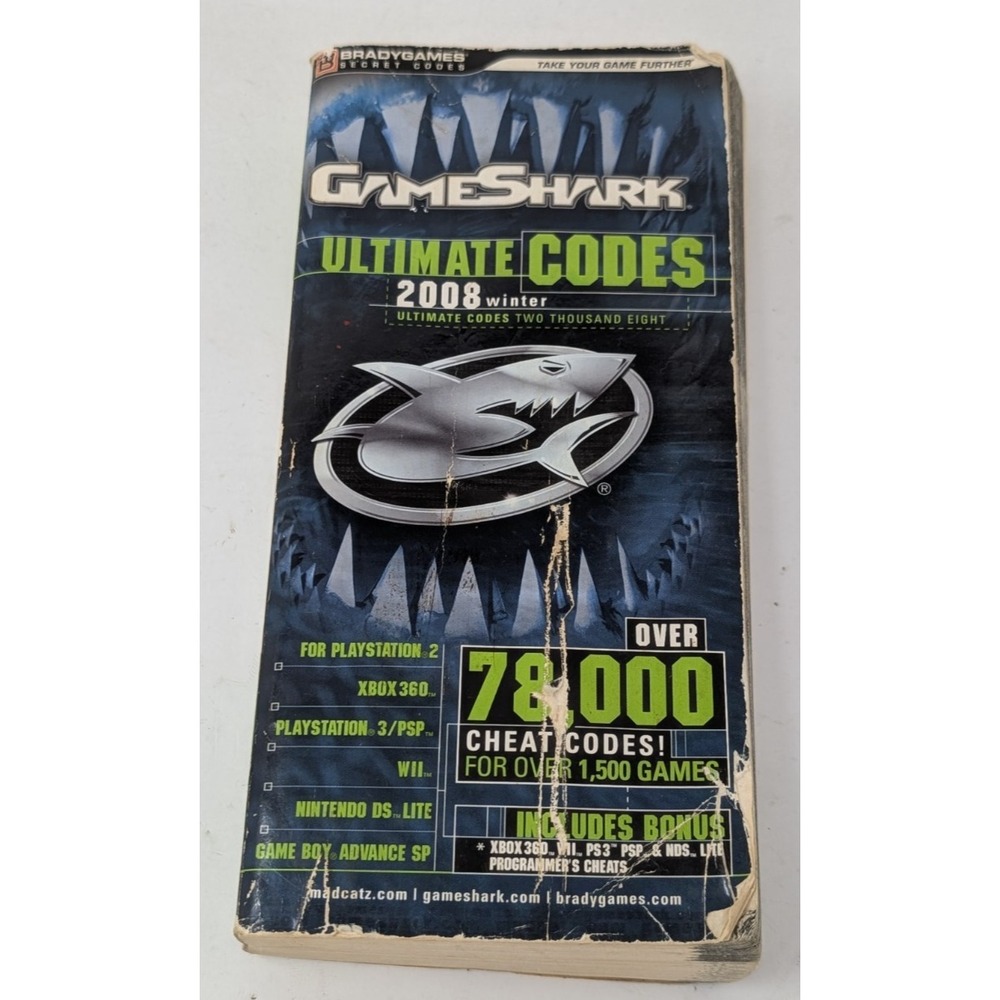 COFFEE‎ STAINS GameShark Ultimate Codes 2008 Winter Code Book